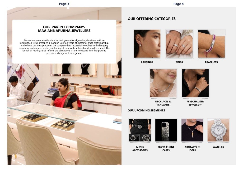Parent Company & Categories - Brochure Page 3 & 4